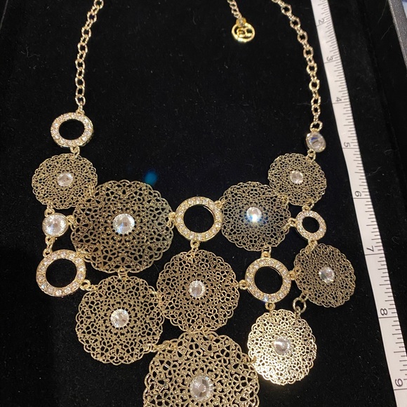 Erica Lyons signed statement necklace filigree - Picture 5 of 6